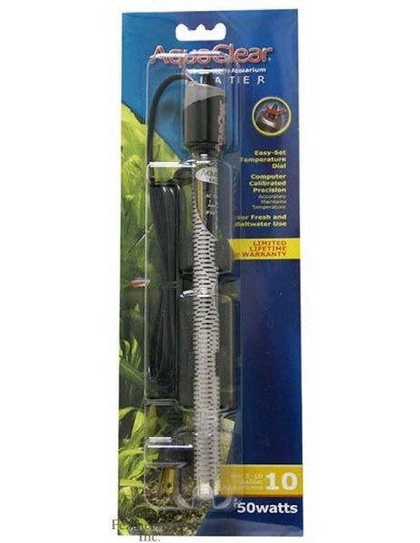 AQUACLEAR 50 WATTS SUBMERSIBLE AQUARIUM HEATER HAGEN A710