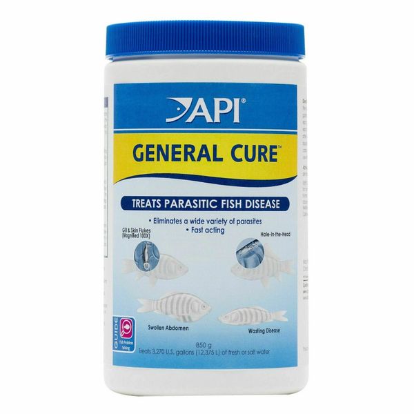API General Cure Parasite Fish Medication 850 gm Bulk EXP. DATE 12/2022
