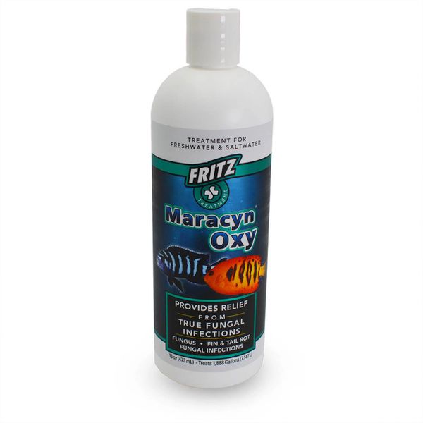 FRITZ MARACYN OXY 16 oz TRUE AQUARIUM FISH FUNGAL MEDICATION