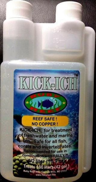 Ruby Reef Kick Ich Freshwater & Marine Fish Treatment Reef Safe
