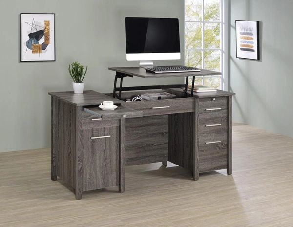 Lift top deals computer desk