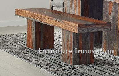Binghamton Bench Sheesham Wood Coaster 109713 Furniture Innovatin