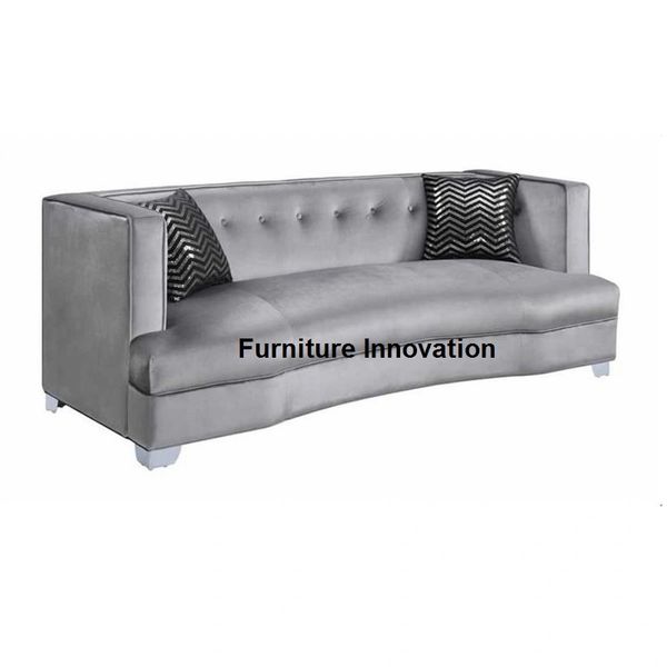 Bling Game Sofa Silver Coaster 505881 Furniture Innovation San