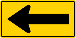 One Direction Arrow Sign