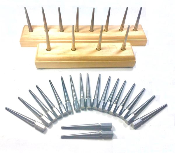 Traditional LONG PIN bassoon forming mandrel tip**- HEX based design ...