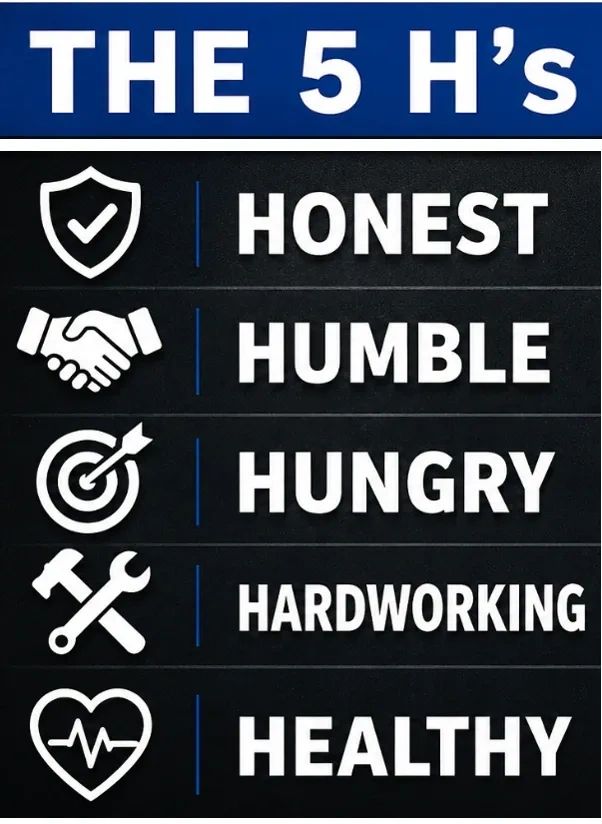 Why these 5 Values?