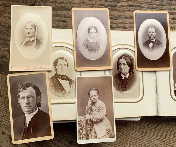 HISTORIC Ausable Forks KEESEVILLE NY Civil WAR CDV & Tin Album 50