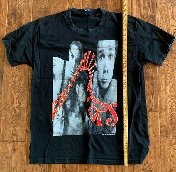 SOLD! RARE Original 1990 RED HOT CHILI PEPPERS 2 Sided Band T-Shirt ...