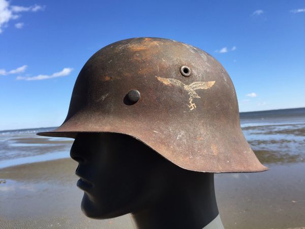 Ww2 best sale luftwaffe helmet