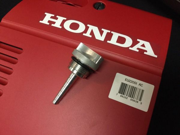 Aluminum Magnetic Oil Dipstick for Honda Generator EU2200i Red 