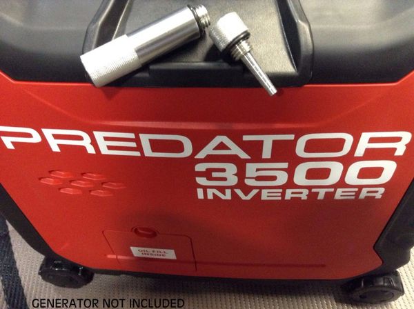 For Predator 3500 Watt Inverter Generator Oil Fill Tube w/ Magnetic Oil Dipstick 
