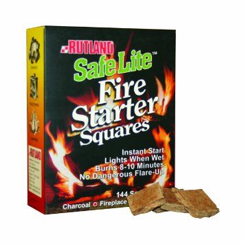 Rutland Fire Starter Squares (144 Pack)