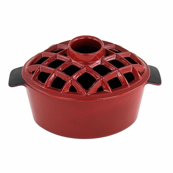 Steamer - Lattice Top - Red - 2.2 qt.