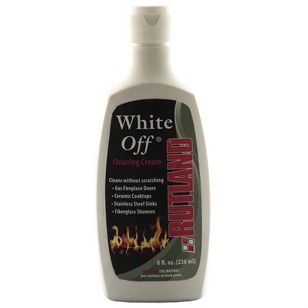 White Off Fireplace Glass Cleaner