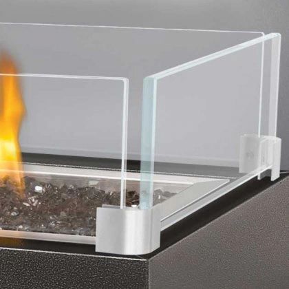 Windscreen Kit - Glass (GPFTS48 & KENS2) - Napoleon Gas Fire Pits