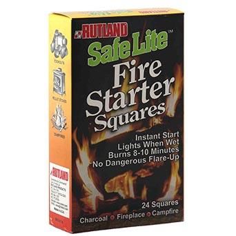 Rutland Fire Starter Squares 24 Pack