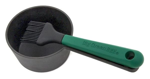 The Big Green Egg Sauce Pot w/Basting Brush