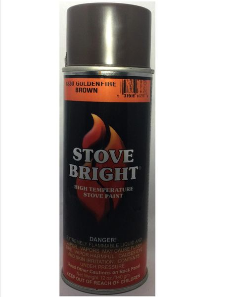 Stove Bright Fireplace Paint - Goldenfire Brown