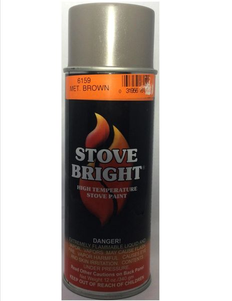 Stove Bright Fireplace Paint - Metallic Brown