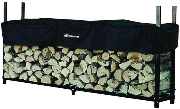8' Woodhaven Firewood Rack and Cover