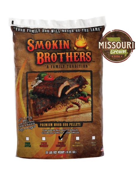 Smokin' Brothers PURE Hickory Pellets 20 lbs