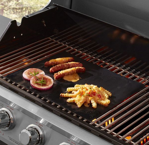 Mr. BarBQ Reusable Grilling Mat shopfireside, Grills, Smokers, BBQ Rubs Sauces, Hot Tub