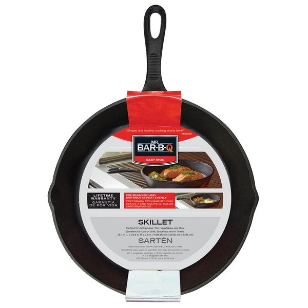 Mr. BarBQ Cast Iron Skillet shopfireside, Grills, Smokers, BBQ Rubs