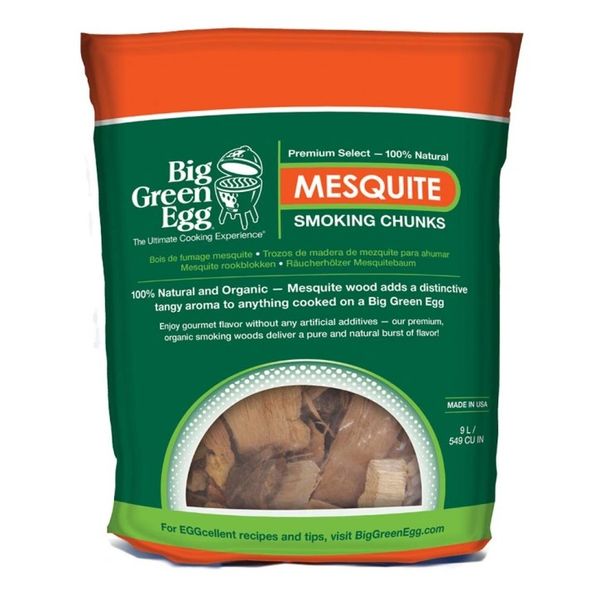 The Big Green EGG Mesquite Smoking Chunks