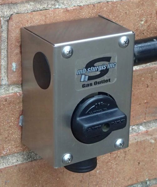 Stainless Steel Gas Outlet Box shopfireside, Grills, Smokers, BBQ