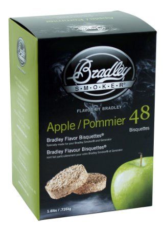 Bradley Smoker Apple Bisquettes 48 Pack