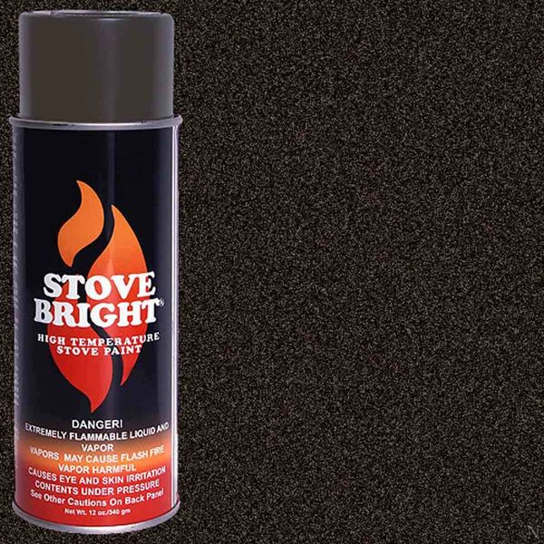 Stove Bright Fireplace Paint - Rich Brown Metallic