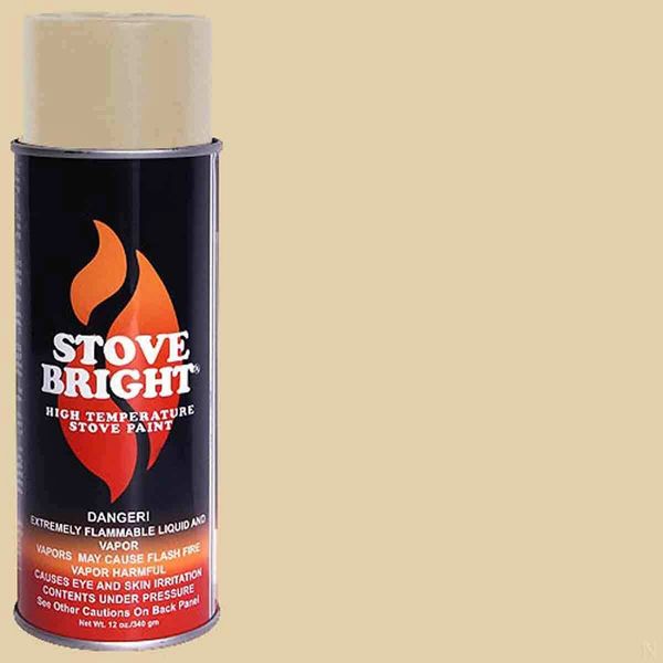 Stove Bright Fireplace Paint - Almond