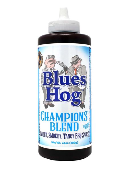 Blues Hog Champions' Blend BBQ Sauce in 24oz Squeeze Bottle