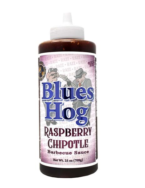 Blues Hog Raspberry Chipotle BBQ Sauce in 25oz Squeeze Bottle