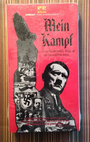 VHS of MEIN KAMPF, Rise and Fall of WWII Era-Hitler. 1984 SS