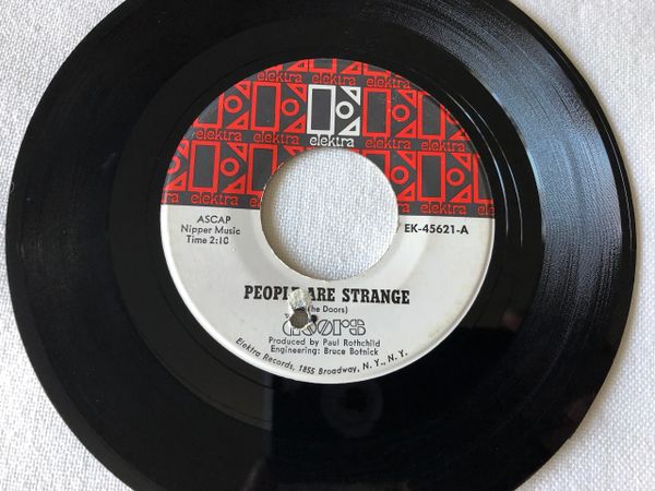 DOORS (45 rpm) People Are Strange/Unhappy Girl (Elektra, 1967)