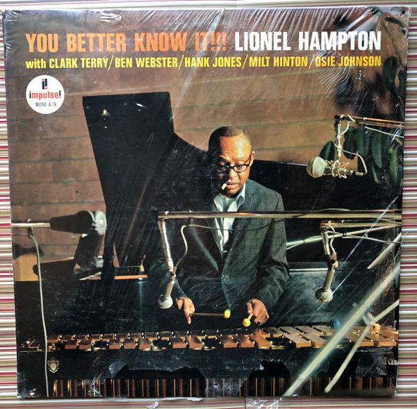 HAMPTON, LIONEL (LP) "You Better Know It!!!" Impulse AS-78 (reissue 1974)