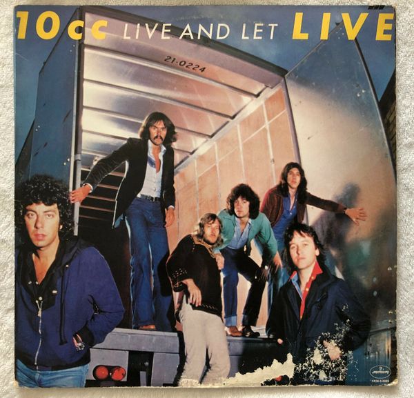 10cc (2-LP set/Gatefold) LIVE AND LET LIVE (Live in London) 1977 Mercury, EXC