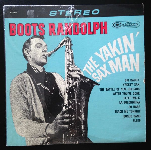 RANDOLPH, BOOTS (LP/33) "The Yakin' Sax Man" (RCA Camden Stereo) 1964 (EX)