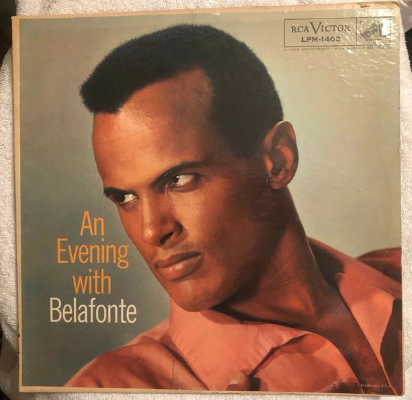 BELAFONTE, HARRY (12" LP/33/Hi-Fi) "An Evening With HB". RCA Victor LPM1401 (VG+)