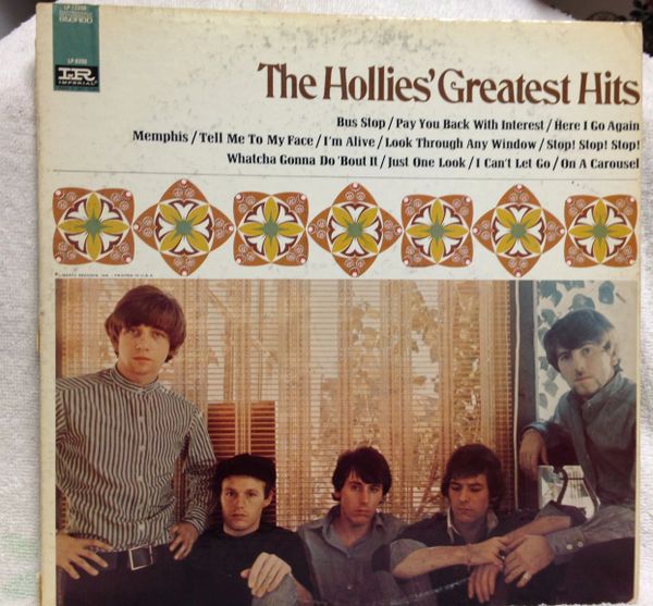 HOLLIES' GREATEST HITS (LP) 1967 (Imperial LP 12350) VG+