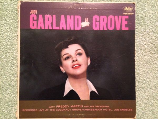 GARLAND, JUDY (LP) AT THE GROVE (High Fid) Capitol T-1118, 1959