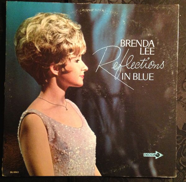 LEE, BRENDA (12" 33rpm LP) "Reflections in Blue" (Decca DL 4941) 1967 VG+