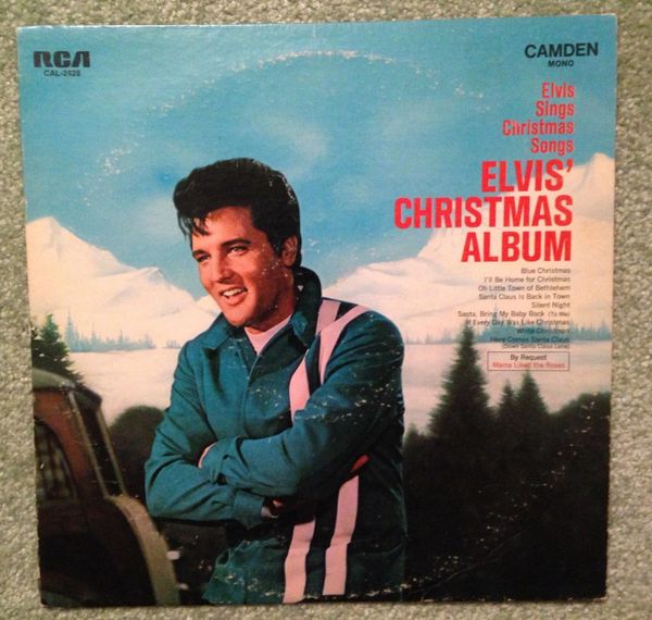 PRESLEY, ELVIS CHRISTMAS ALBUM (Mono RCA Camden CAL-2428)1970(VG+)