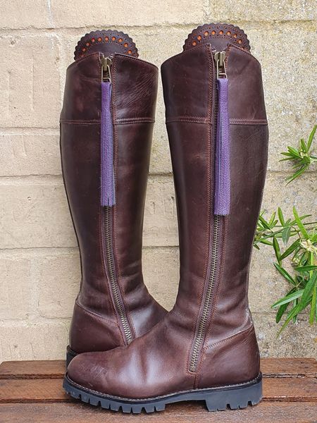 leather boot tassels