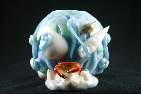 Crab Bottom of Sea Candle