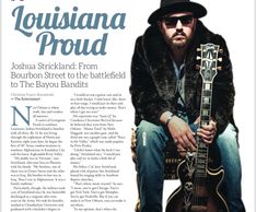 The Bayou Bandits The ENTERTAINER magazine interviews Joshua Strickland , Phoenix, AZ, New Orleans, 