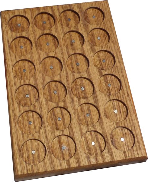 Présentoir à Pathtags Planche De Grange – Wooden Nickel Geocoins