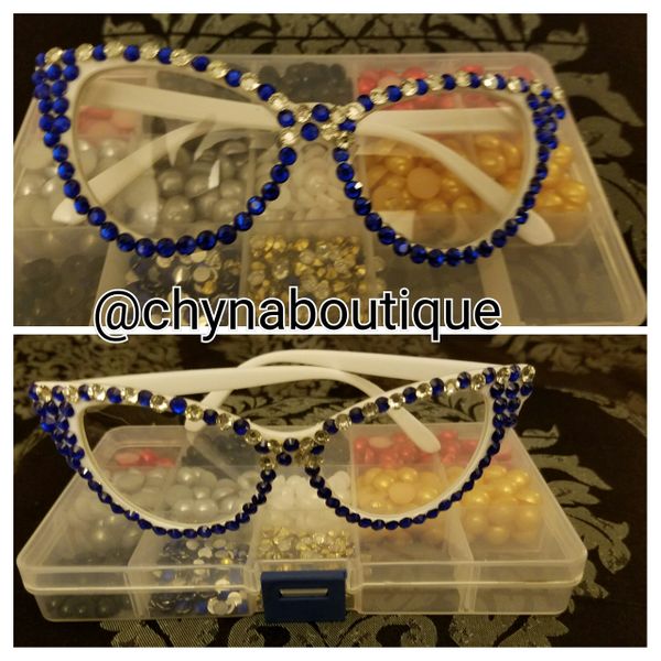 Royal Blue bling shades