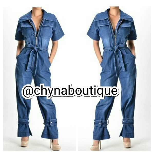 The Denim jumpsuit